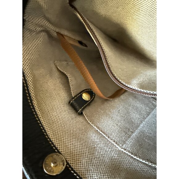 Dooney & Bourke Black Pebble Leather Crossbody Bag With Adjustable Strap - Picture 11 of 16